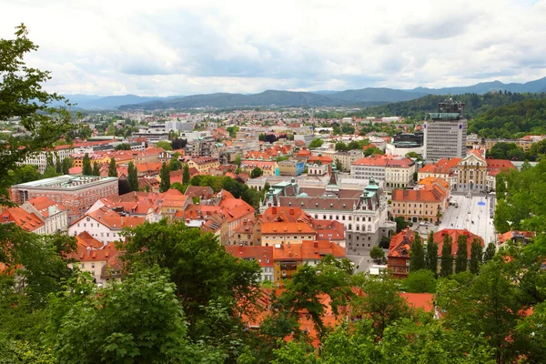 Lublaň město ve Slovinsku — Stock fotografie