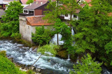 rastoke, Hırvatistan. 