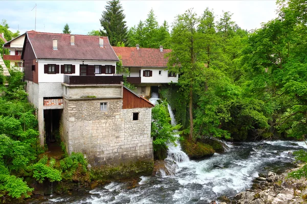 köy rastoke, Hırvatistan.