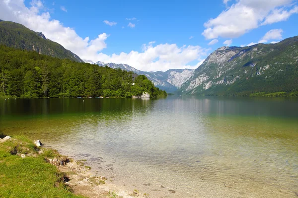 Lago bohinj — Fotografia de Stock