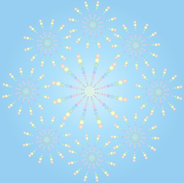 mavi noktalı arka plan