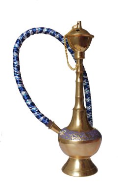 Nargile beyazda izole edilmiş