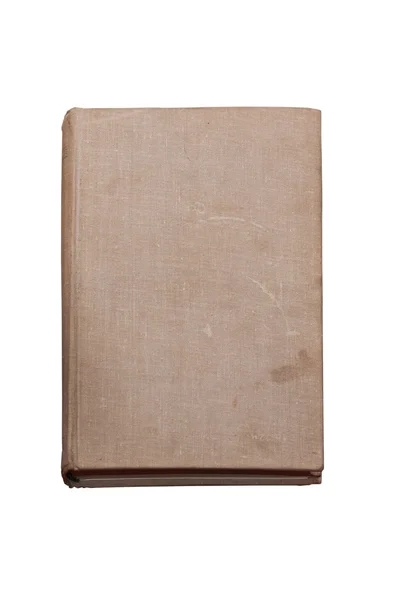 Старая выветриваемая книга о белом — стоковое фото