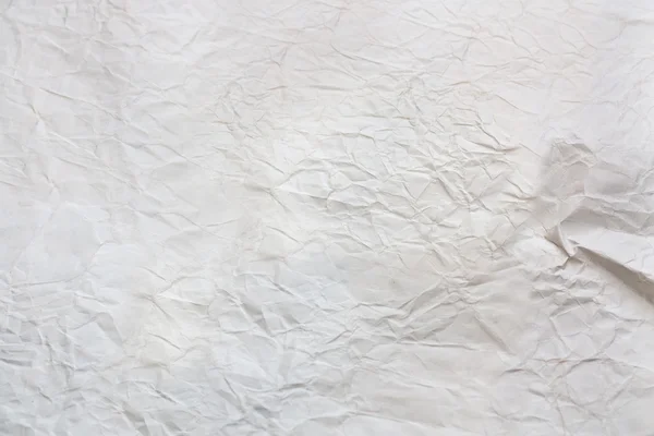 Fondo de papel en blanco arrugado — Foto de Stock