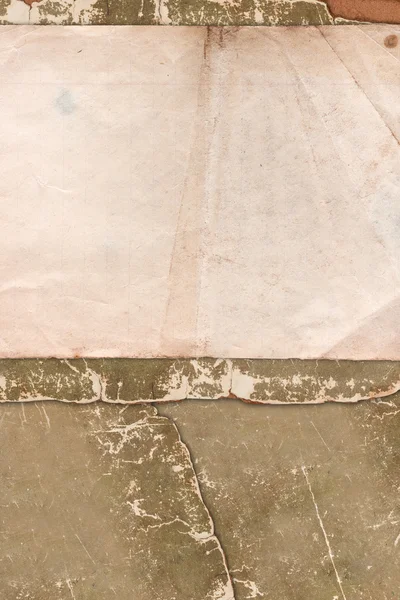 Faded old paper on a grungy background — Stock Photo, Image