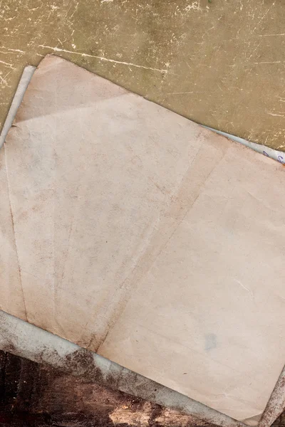Wyblakłe stary papier na tle nieczysty — Zdjęcie stockowe