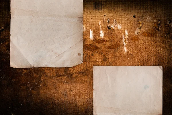 Ročník papíry na dřevo — Stock fotografie