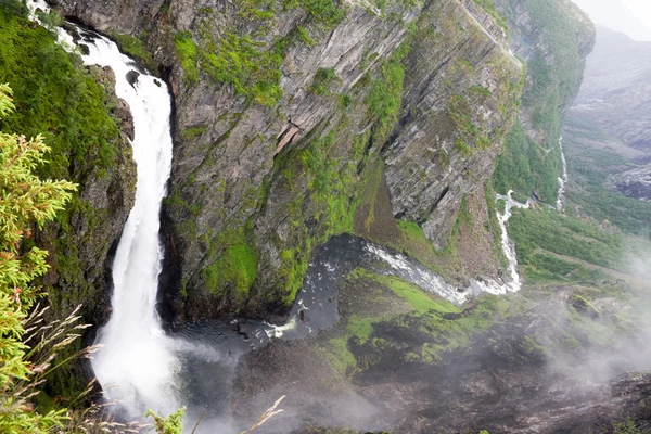 Waterfall Voringfossen, Norway — Stock Photo, Image