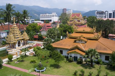 dharmikarama Birmanya Tapınağı üzerine ada penang, Malezya