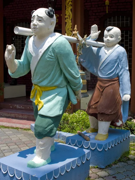 Dharmikarama templo birmanês na ilha Penang, Malásia — Fotografia de Stock