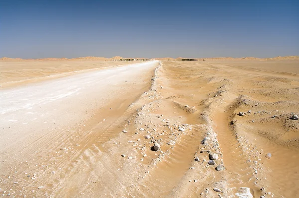 Falu a sivatagban, Omán — Stock Fotó