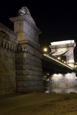 Chain Bridge, Budapest, Hungary clipart