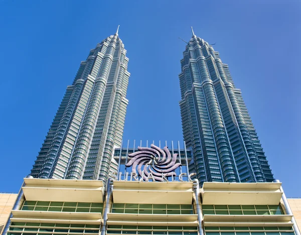 As Torres Gêmeas Petronas — Fotografia de Stock