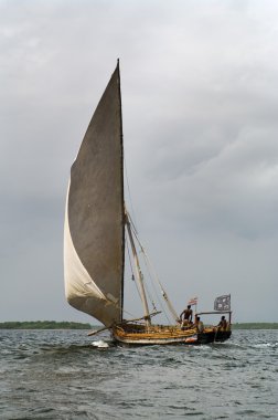 eski geleneksel tekne yelken lamu, kenya