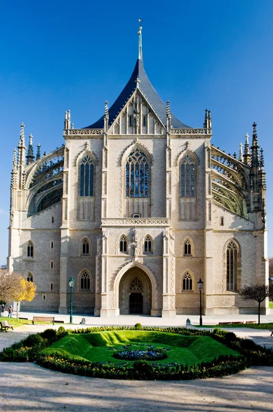 Kathedraal van st. barbara in kutna hora in de Tsjechische Republiek — Stockfoto