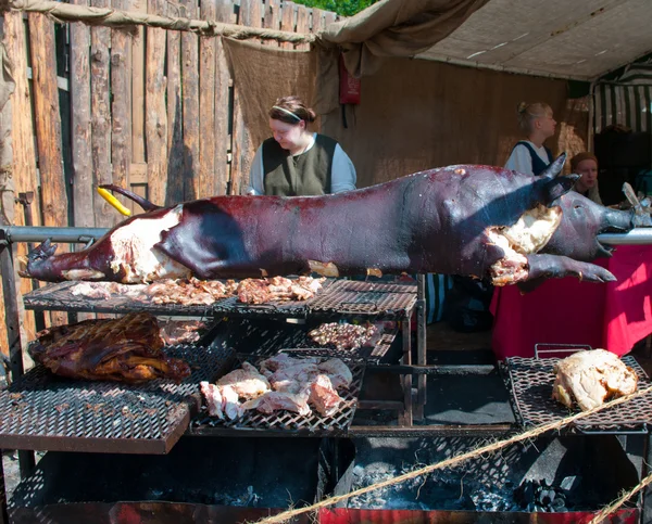 O mercado medieval de Turku — Fotografia de Stock