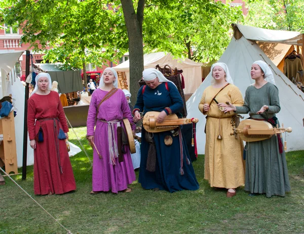 O mercado medieval em Turku — Fotografia de Stock