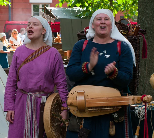 O mercado medieval em Turku — Fotografia de Stock