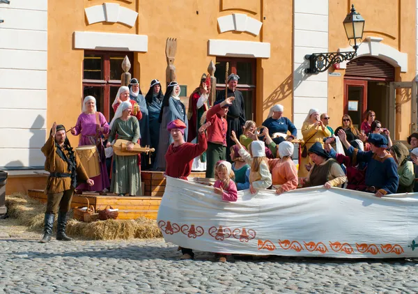 Der mittelalterliche markt in turku — Stockfoto