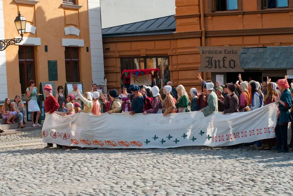 Le marché médiéval à Turku — Photo