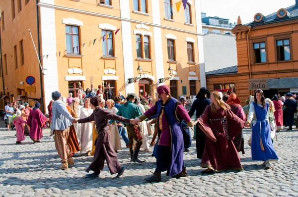 De middeleeuwse markt in turku — Stockfoto