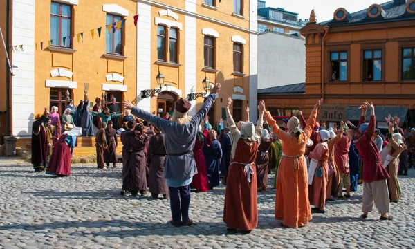 Den medeltida marknaden i Åbo — Stockfoto