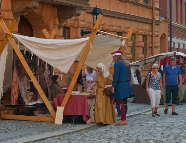 Der mittelalterliche Markt von Turku — Stockfoto