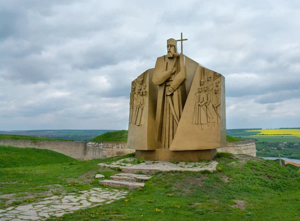 Statue von Hetman Sahaidatschny, Ukraine — Stockfoto