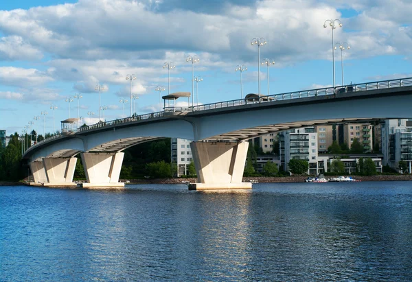 Kuokkale bridgei v Jyväskylä, Finsko. — Stock fotografie