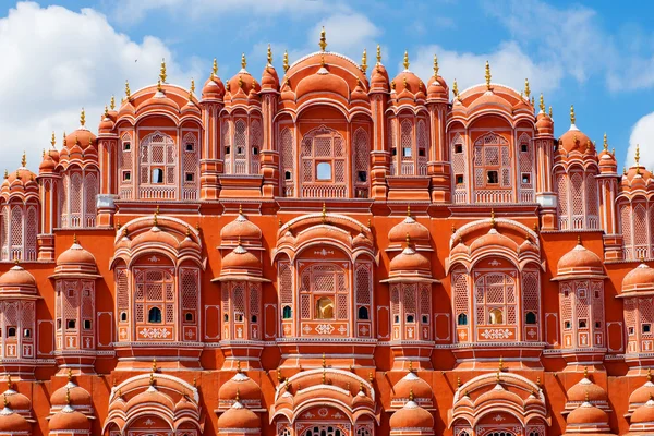 Hawa Mahal Palace (Palacio de los Vientos) en Jaipur, Rajasthan — Foto de Stock