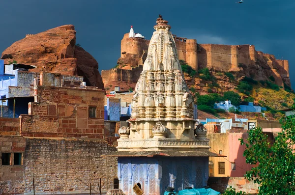 Mehrangarh fortress in Jodhpur, Rajasthan, North India — Stockfoto