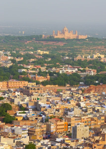 Pohled na modrou města jodhpur — Stock fotografie