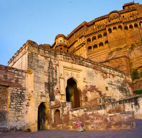 Fort Mehrangarh w Jodhpur, Rajasthan, Indie — Zdjęcie stockowe