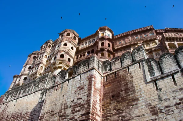 Mehrangarh Fort στο Jodhpur, Rajasthan, Ινδία — Φωτογραφία Αρχείου