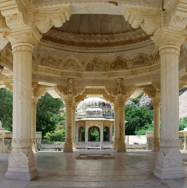 Monumentos a Maharaja Sawai Mansingh II y su familia, Jaipur —  Fotos de Stock