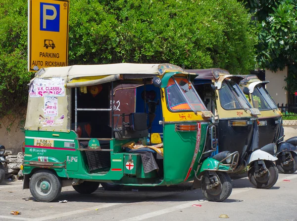 Auto rikša taxi, Indie — ストック写真