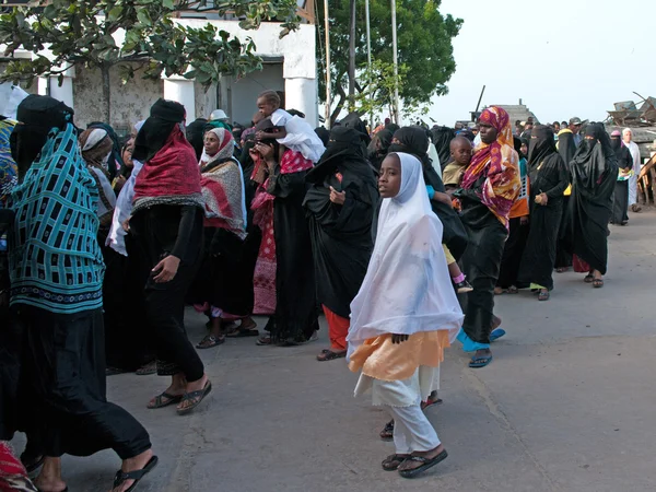 Elezioni presidenziali a Lamu, Kenya — Foto Stock