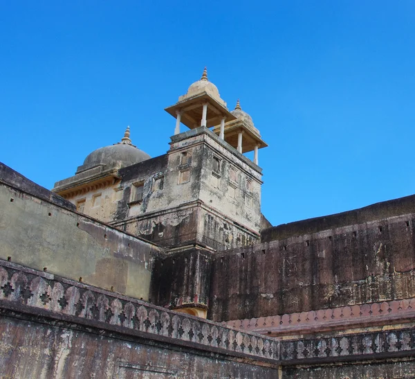 ป้อมแอมเบอร์ใกล้เมืองชัยปุร์ในราชสถาน ประเทศอินเดีย — ภาพถ่ายสต็อก