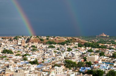 görünümünü jodhpur (mavi şehir) .rajasthan, Hindistan