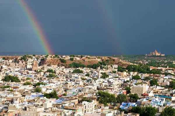 Widok .rajasthan jodhpur (blue city), Indie — Zdjęcie stockowe