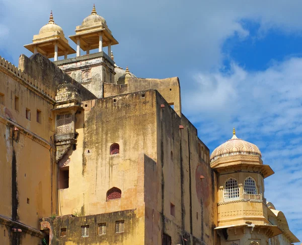 Bursztyn fortu, w pobliżu miasta jaipur — Zdjęcie stockowe