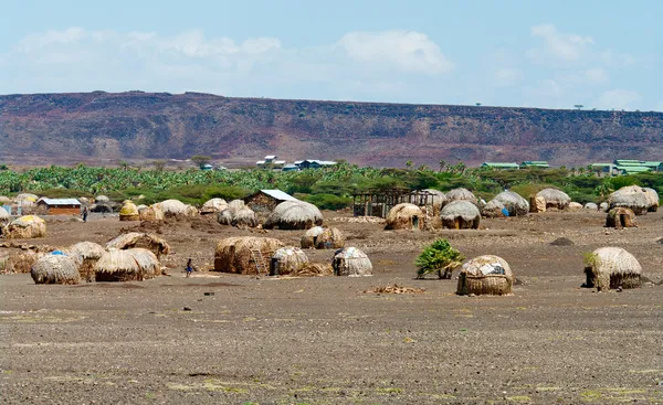 Cabañas africanas — Foto de Stock