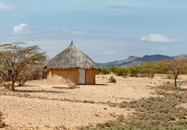 African huts — Stock Photo, Image