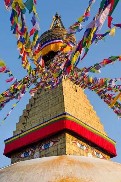 Ступа boudhanath в Катманду — стокове фото