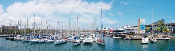 Marina Port Vell em Barcelona — Fotografia de Stock