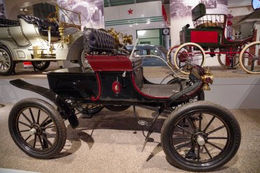 Dearborn, Mi, USA - 24 Kasım 2018: Henry Ford Amerikan İnovasyon Müzesi Dearborn, Michigan, ABD 'nin Detroit banliyösündeki Ulusal Tarihi Tarihi Simgedir..