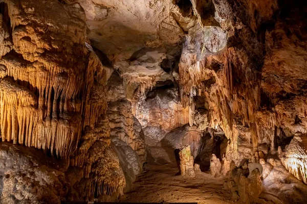 Stalaktity Stalagmity Luray Caverns Virginia Usa — Stock fotografie