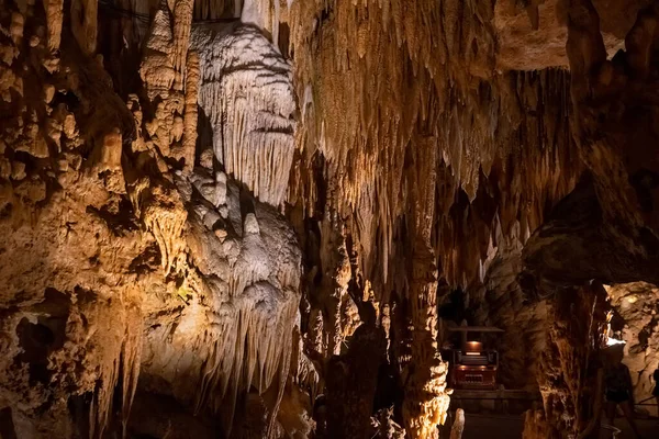 Stalactieten Stalagmieten Luray Caverns Virginia Verenigde Staten — Stockfoto