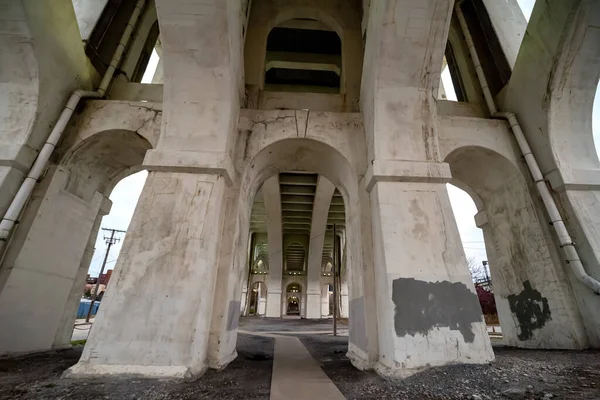 Detroit Superior Bridge Officiellement Connu Sous Nom Veterans Memorial Bridge — Photo