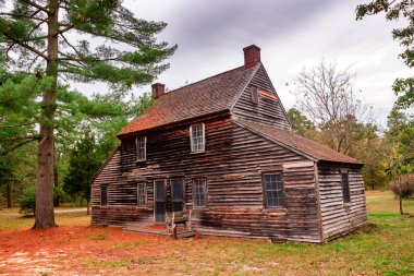 Tarihi Batsto Köyü, Güney New Jersey 'deki Wharton Eyalet Ormanı' nda yer alır. Birleşik Devletler.